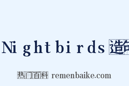 Nightbirds造句是什么意思的图片
